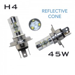 H4 REFLECTIVE CREE LED - 45W